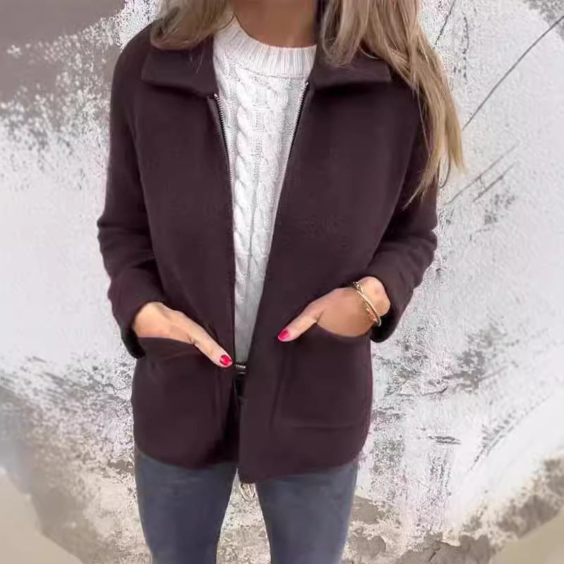 Stylfan Veste Cardigan Élégante en Laine