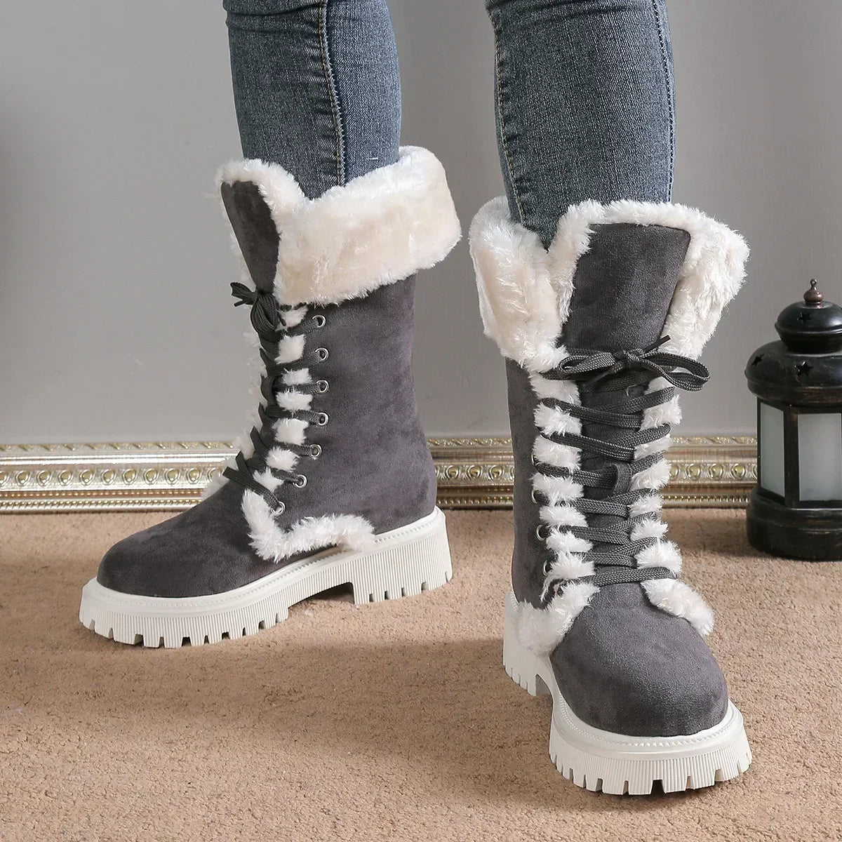 Bottes chaudes en fourrure sur Stylfa - Stylfa