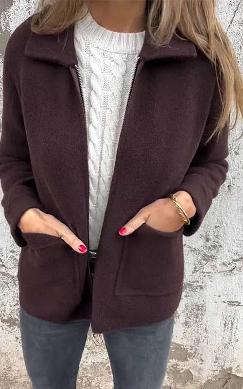 Stylfan Veste Cardigan Élégante en Laine