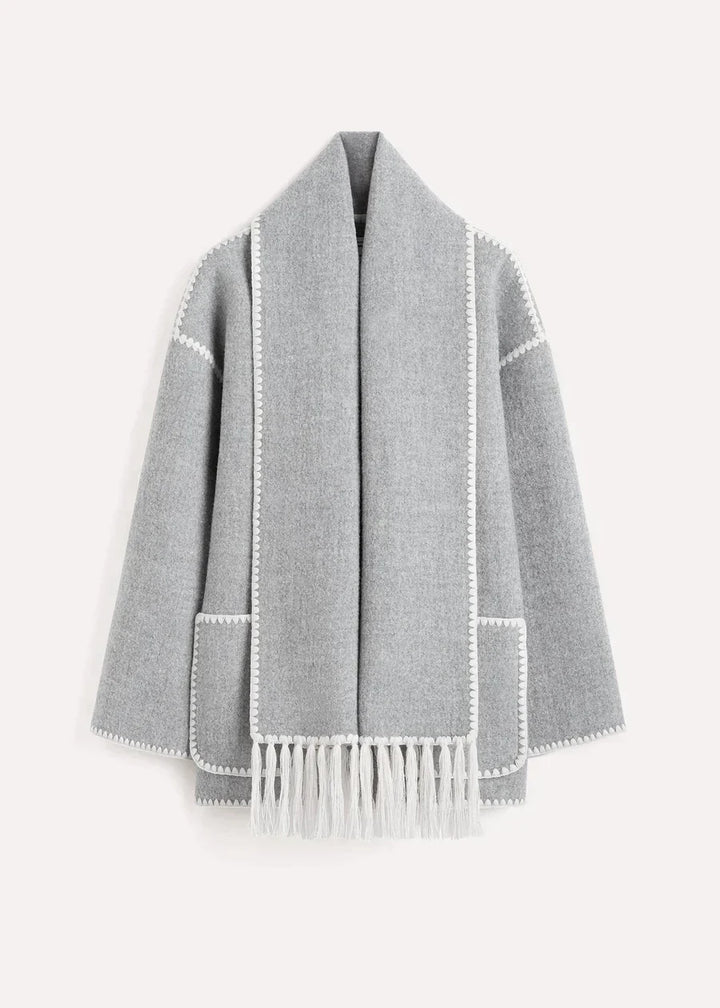 Scarf Coat - Stylfa